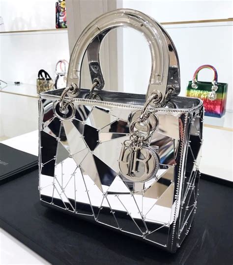 lady dior mirror bag.